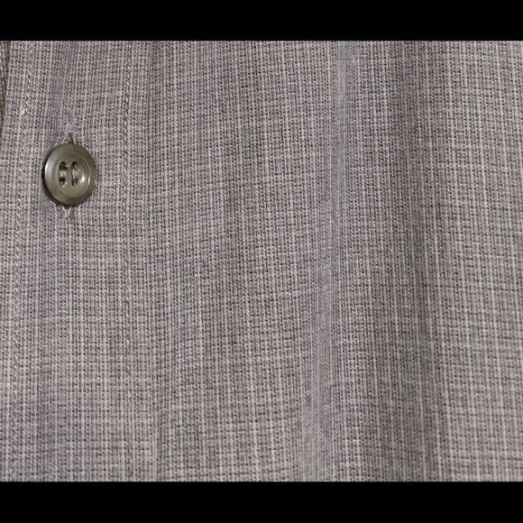 Boss Hugo Boss Pencil Lead Grey Button Up Shirt 17 - Picture 3 of 5